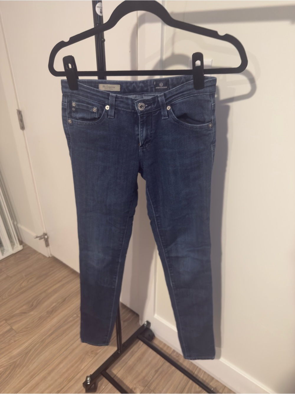 Ag Adriano Goldschmied Dark Blue Skinny Jeans
